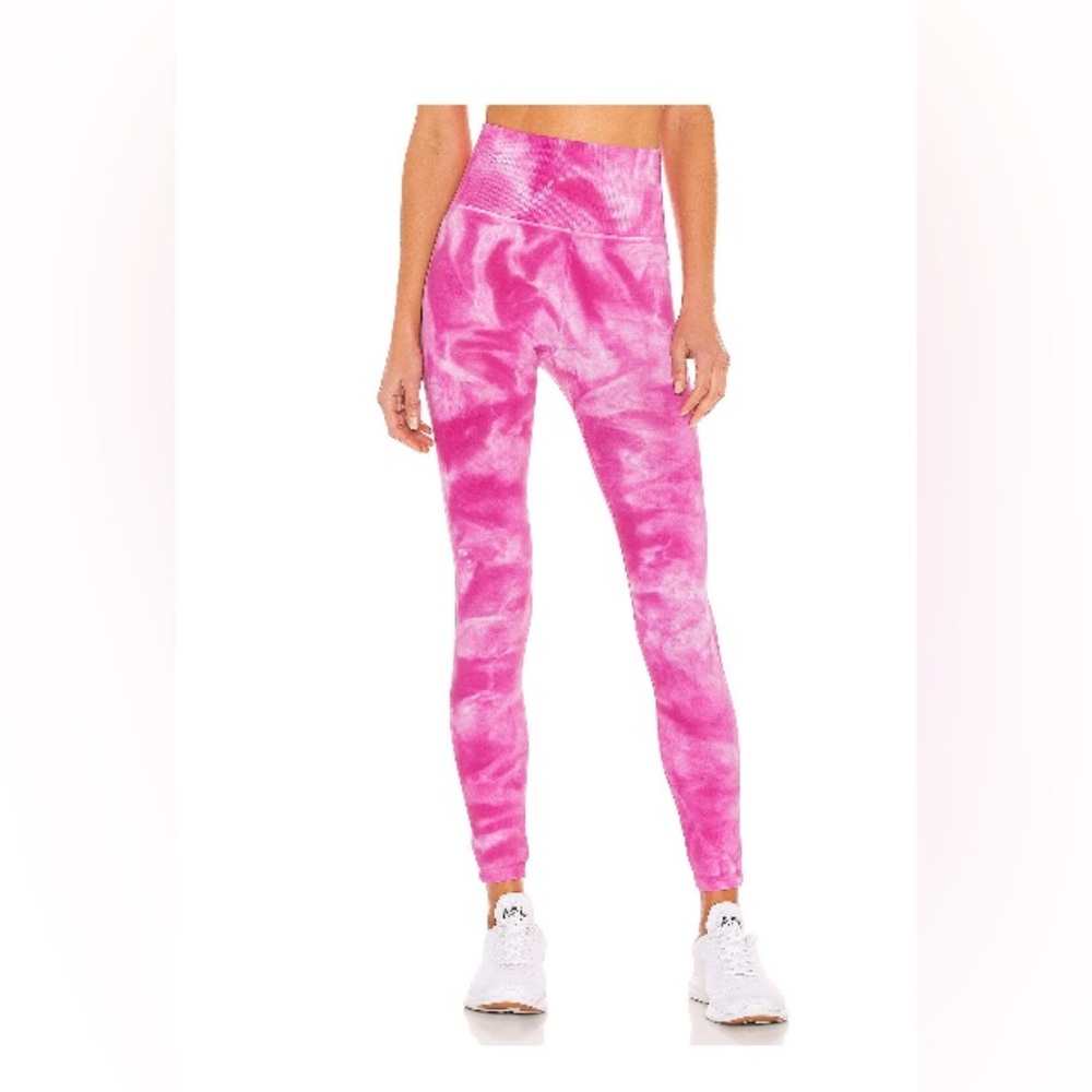 Free people Pink Tie-Dye Activewear Set (bra and leggings)